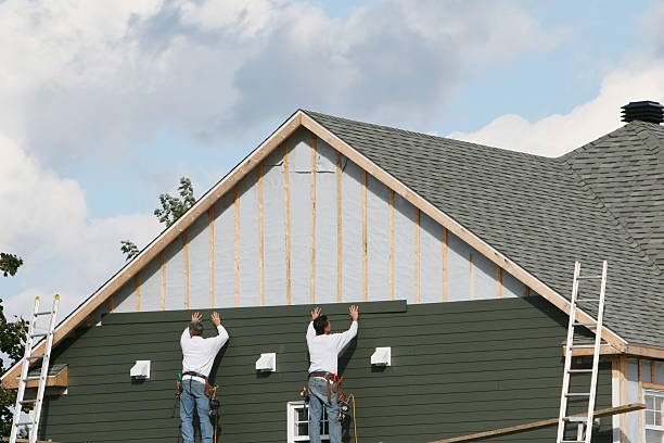 Professional Siding technician working in New Castle, PA